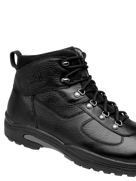 Drew Rockford Black Tumbled Leather Premium Comfort Boots Size 14 W, NEW $320. main image 6